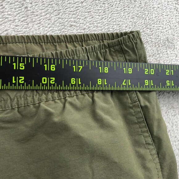 Walt Disney Word Mens Cargo Shorts Large Green Elastic Waist Drawstring Casual - Picture 4 of 13